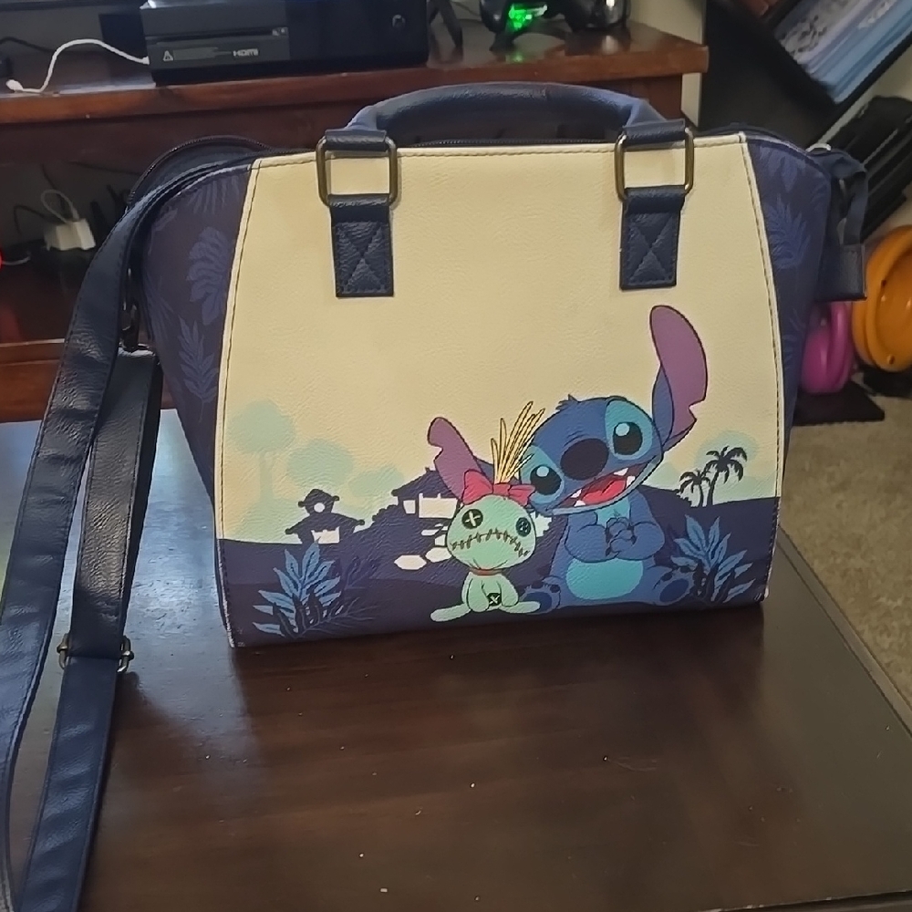 Disney Loungefly Satchel - Navy and Cream